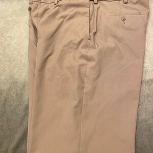 Haggar Cool 18 Pro Stretch Expandable Waistband Flat Front Pants 38x34